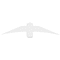 Ekena Millwork Bellingham Architectural Grade PVC Gable Bracket, 60"W x 12 1/2"H x 6"D x 6"F, 5/12 Pitch GBP060X13X0606BEL00 - alternate 4